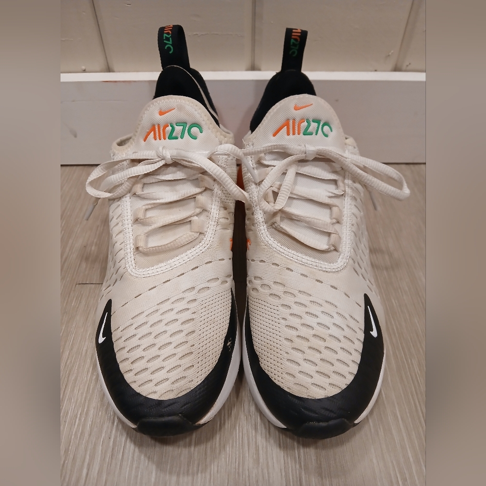 Nike Air Max 270 Cream and Black Sneakers